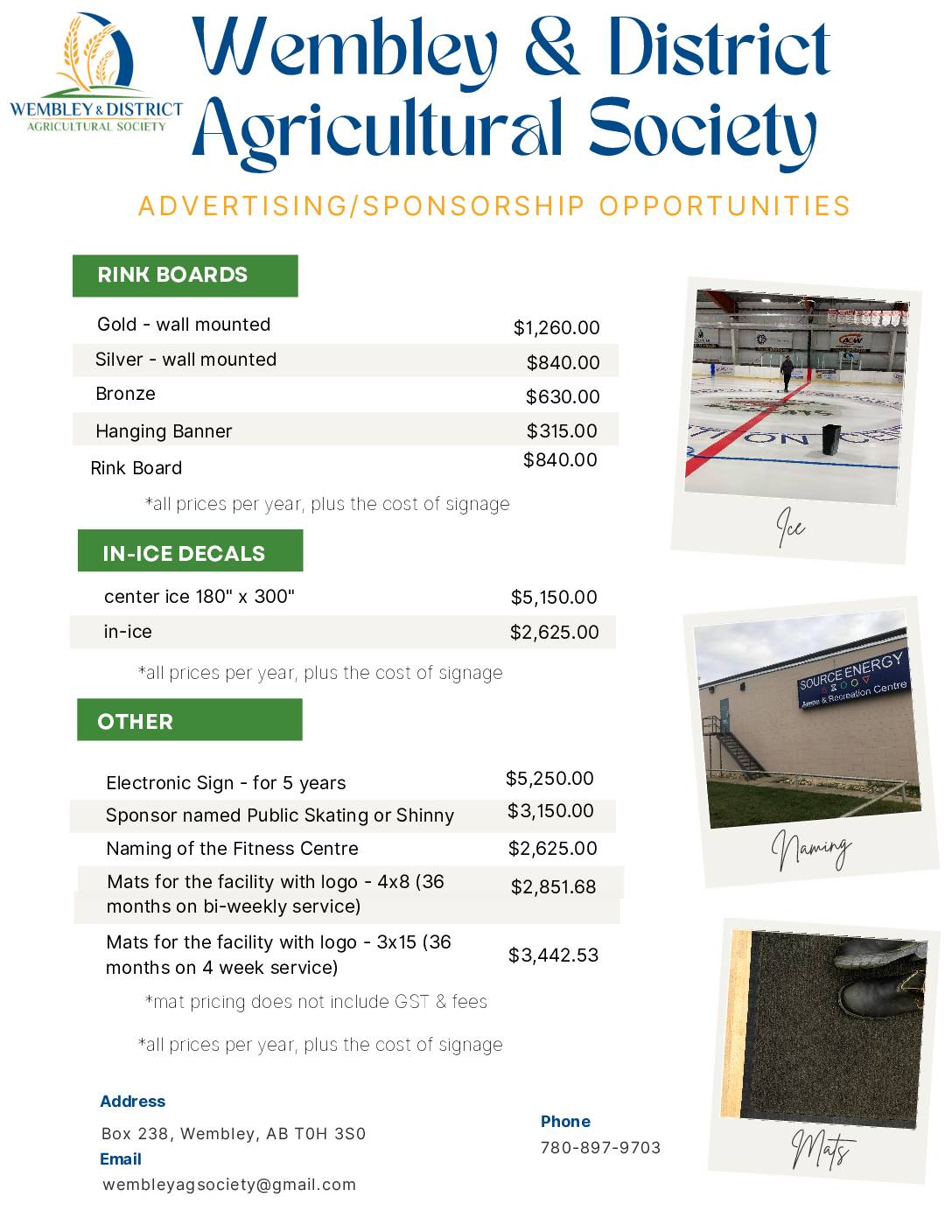 Advertising & Sponsorship Opportunities